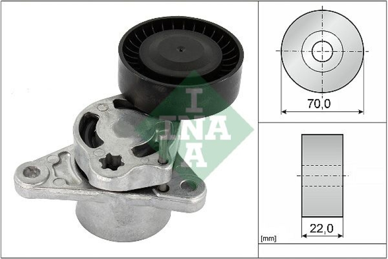 INA Belt Tensioner, V-ribbed belt