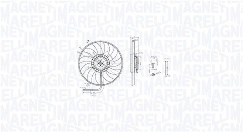 MAGNETI MARELLI Lüfter, Motorkühlung