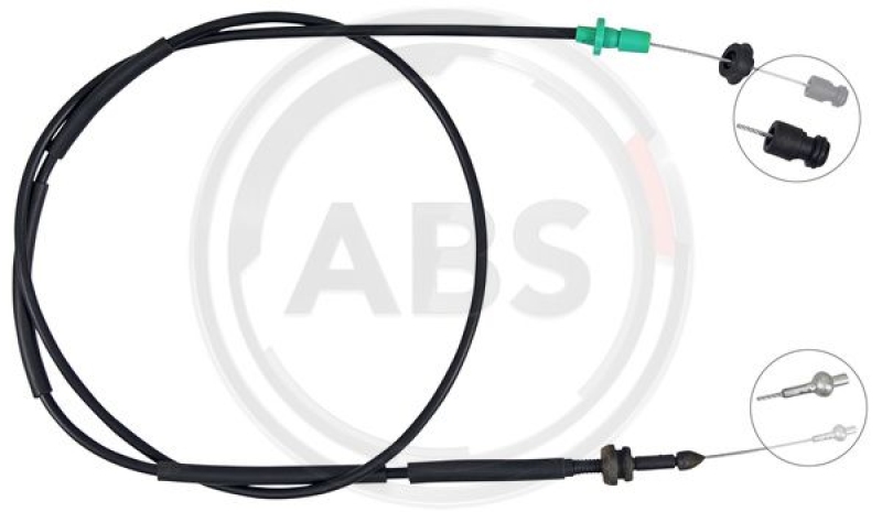 A.B.S. Accelerator Cable