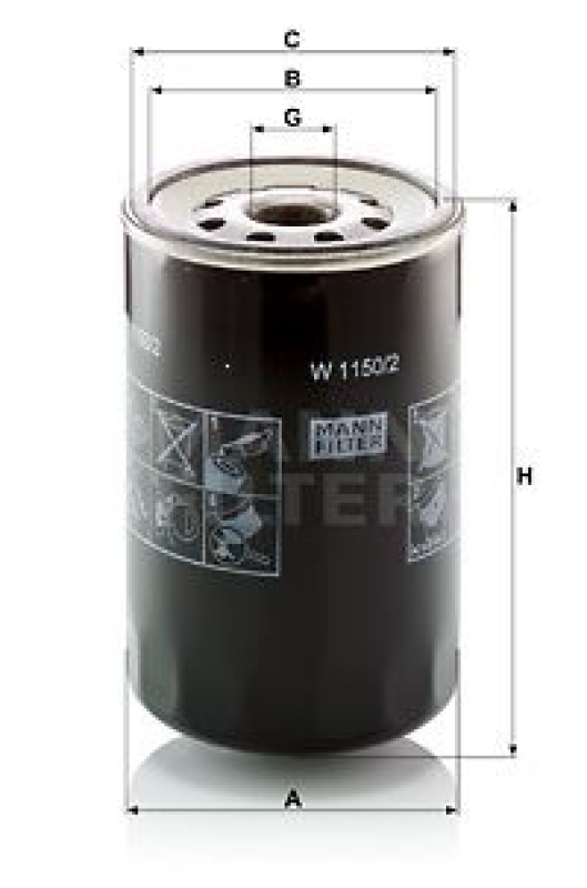 MANN-FILTER Filter, operating hydraulics