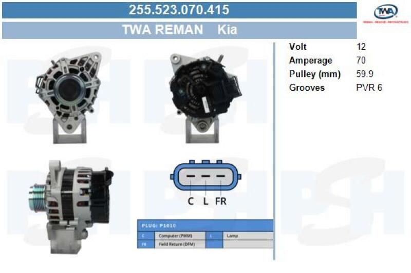 BV PSH Alternator