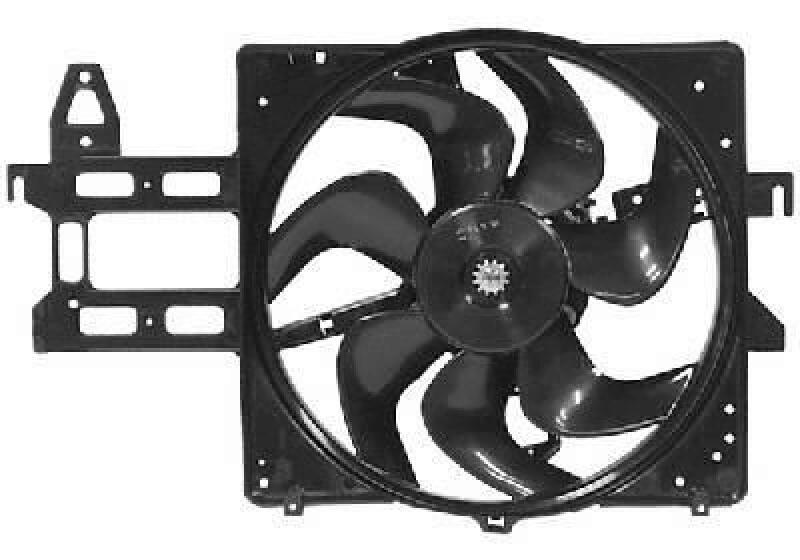 VAN WEZEL Fan, radiator