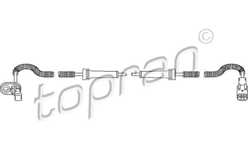 TOPRAN Sensor, wheel speed