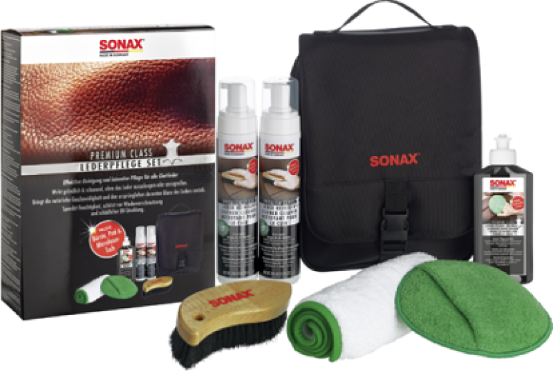 SONAX Leather Care Lotion PremiumClass Leather Care Set