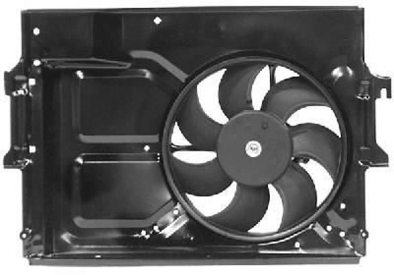 VAN WEZEL Fan, radiator