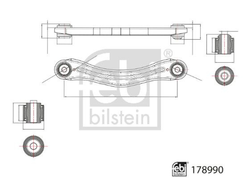 FEBI BILSTEIN Rod/Strut, wheel suspension
