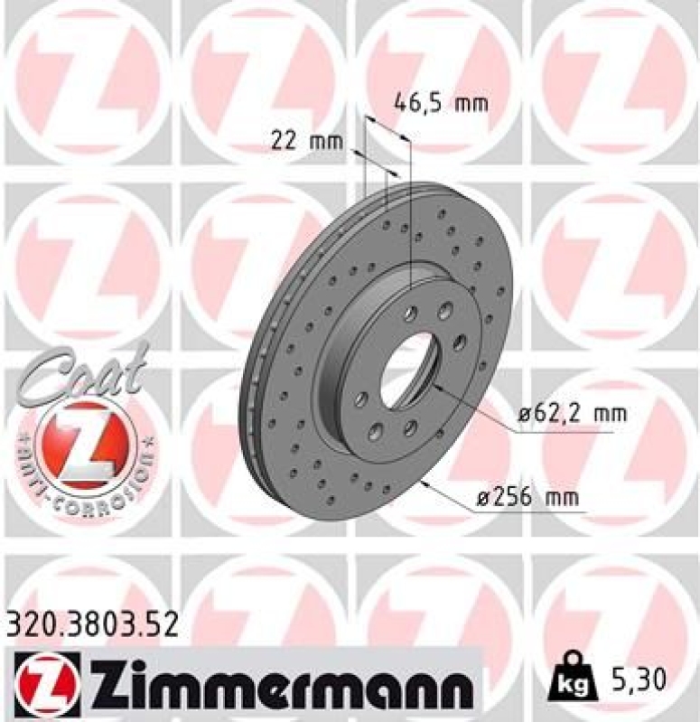 Zimmermann Sport Bremsscheiben + Zimmermann Bremsbeläge