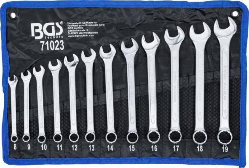 BGS Spanner Set, ring / open ended