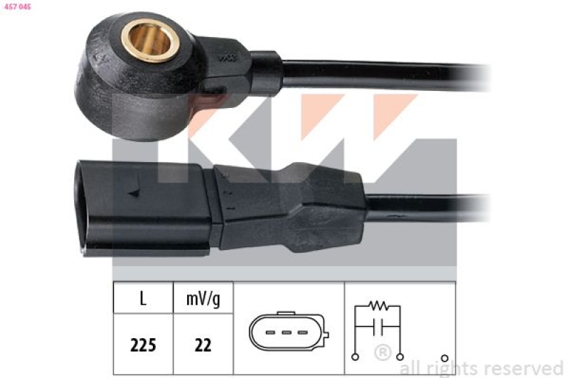 KW Klopfsensor Made in Italy - OE Equivalent