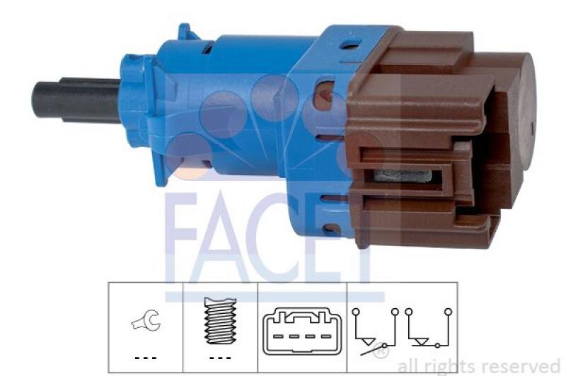 FACET Brake Light Switch Made in Italy - OE Equivalent