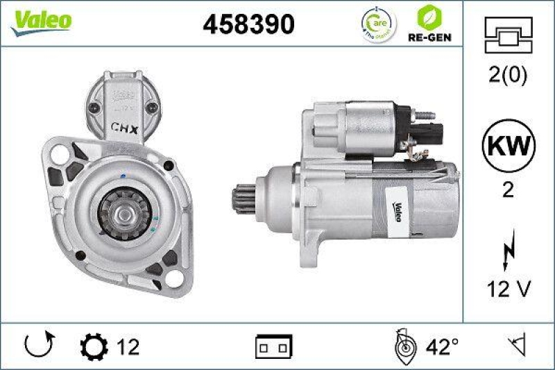 VALEO Starter VALEO RE-GEN REMANUFACTURED