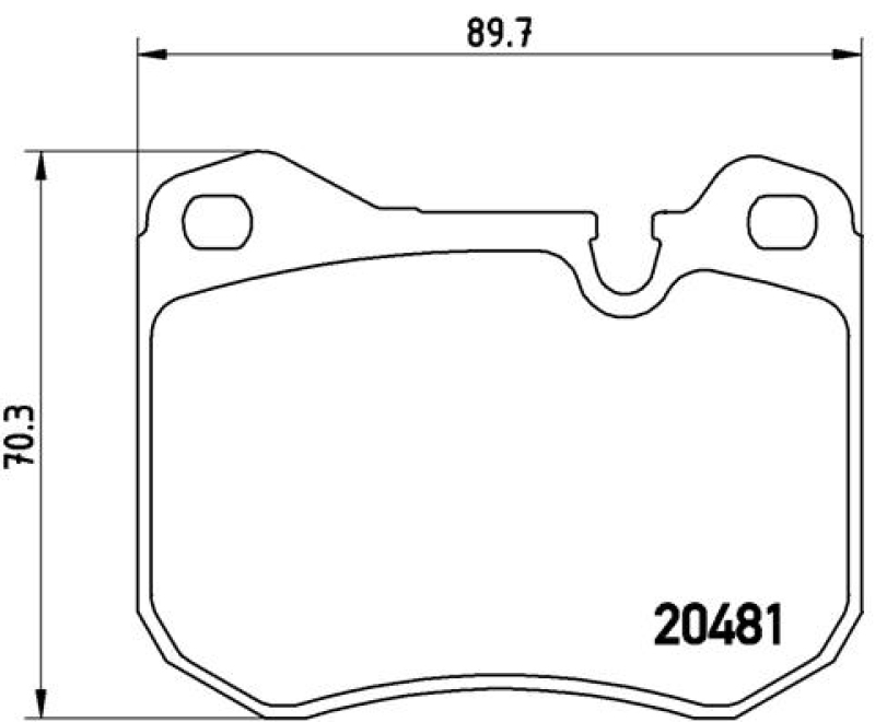 BREMBO Brake Pad Set, disc brake PRIME LINE