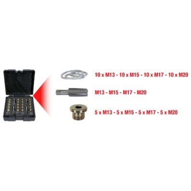 KS TOOLS Repair Kit, oil drain plug thread