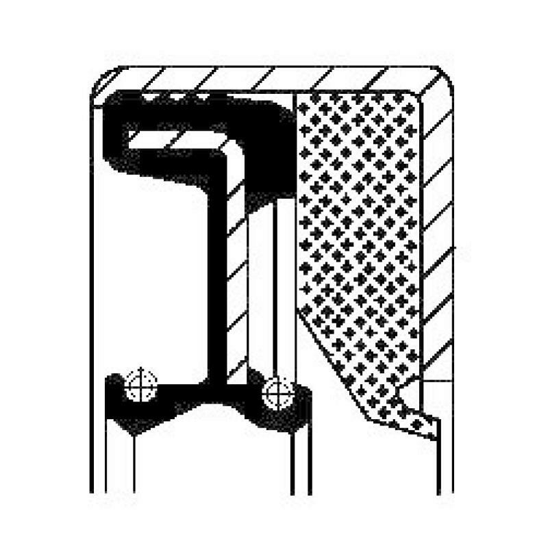 CORTECO Shaft Seal, differential