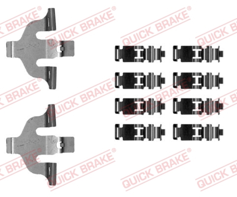 QUICK BRAKE Zubehörsatz, Scheibenbremsbelag