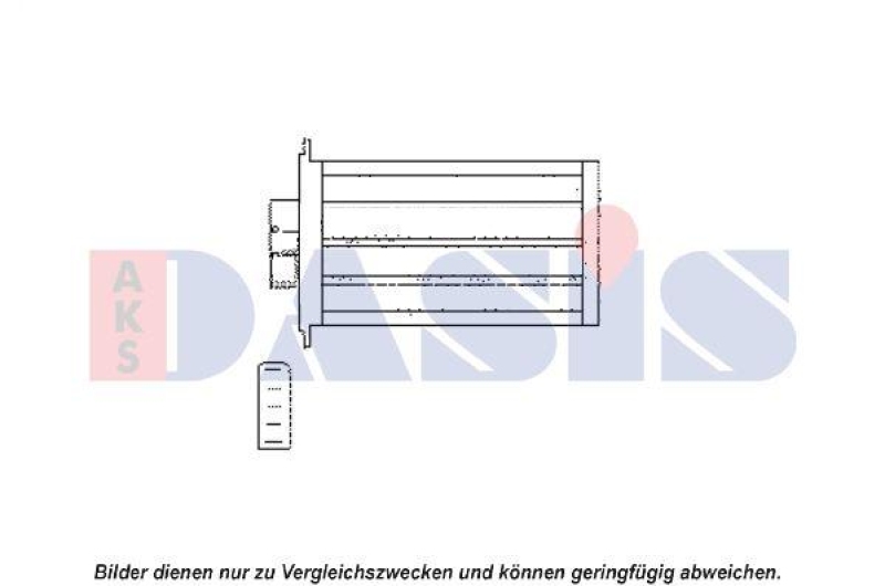 AKS DASIS Wärmetauscher, Innenraumheizung