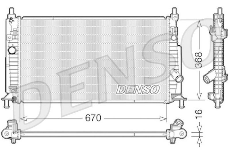 DENSO Kühler, Motorkühlung