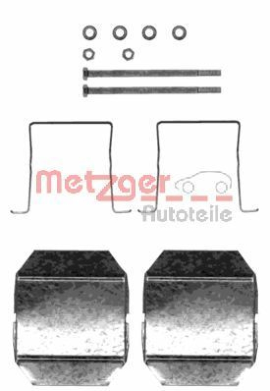 METZGER Accessory Kit, disc brake pad