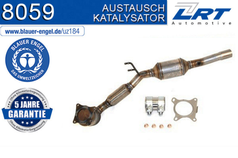 LRT Catalytic Converter ausgezeichnet mit "Der Blaue Engel"