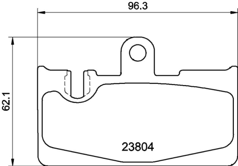 HELLA Brake Pad Set, disc brake