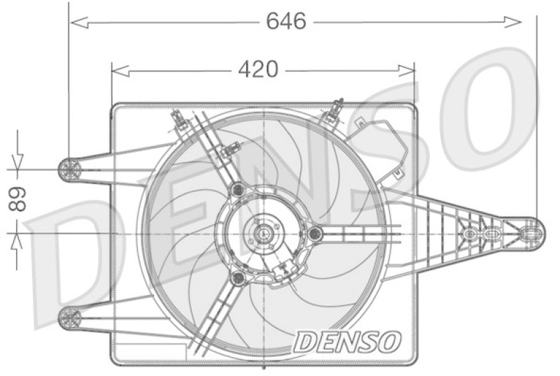 DENSO Fan, engine cooling