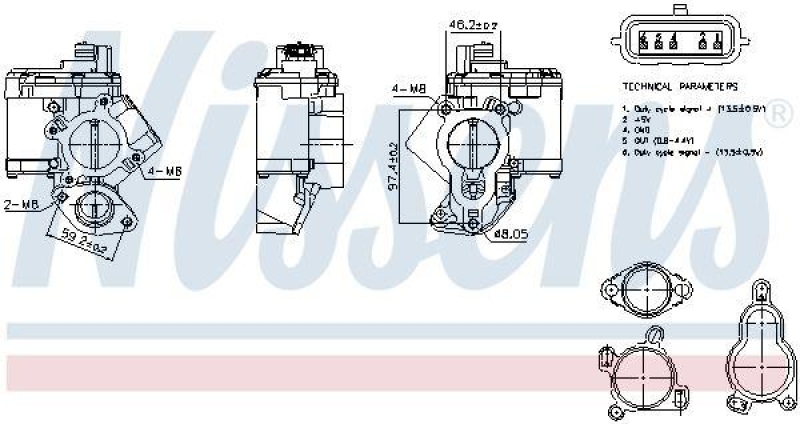 NISSENS AGR-Ventil ** FIRST FIT **