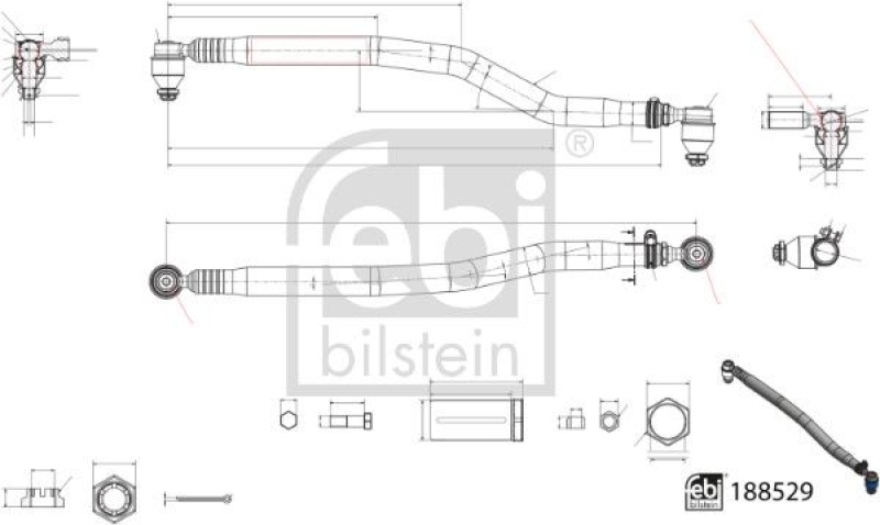 FEBI BILSTEIN Lenkstange ProKit