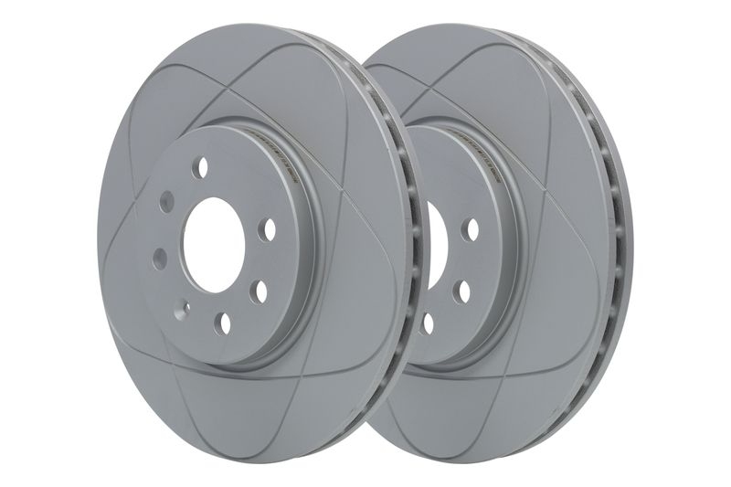 2x ATE Powerdisc Bremsscheiben Ø280mm + Beläge vorne passend für Opel Meriva A