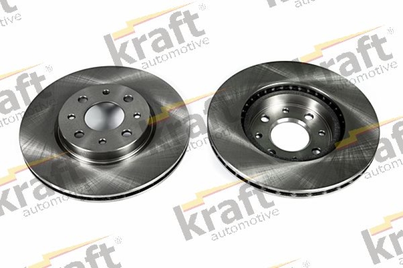 2x KRAFT AUTOMOTIVE Brake Disc