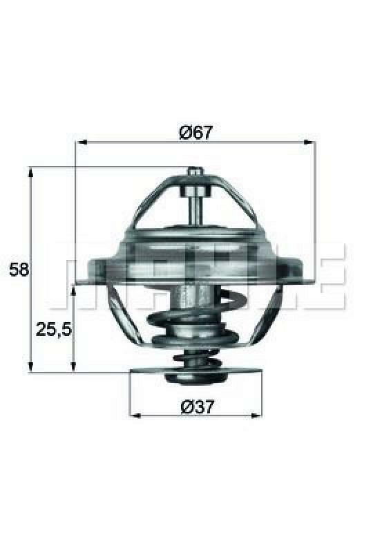 BEHR Thermostat für Kühlmittel / Kühlerthermostat