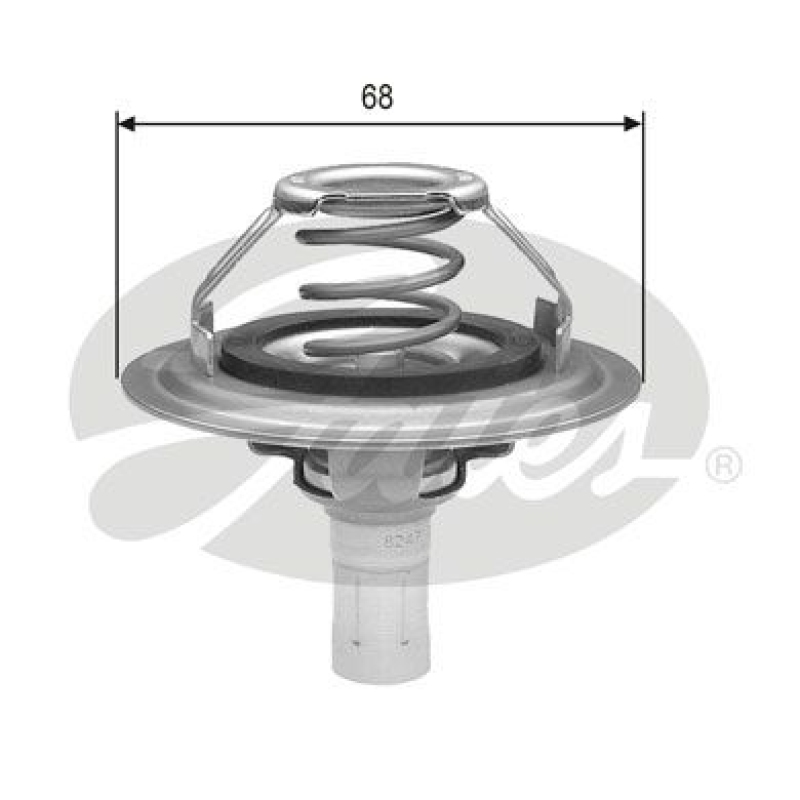 GATES Thermostat für Kühlmittel / Kühlerthermostat