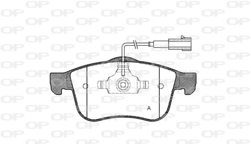 OPEN PARTS Bremsbelagsatz, Scheibenbremse