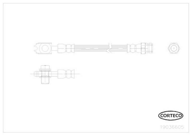 CORTECO Brake Hose