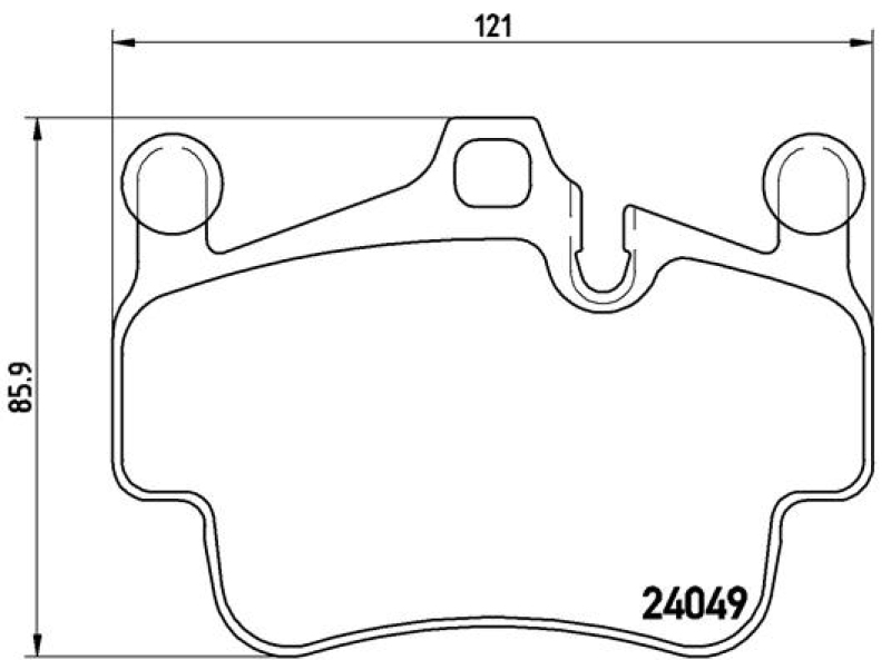 BREMBO Brake Pad Set, disc brake PRIME LINE