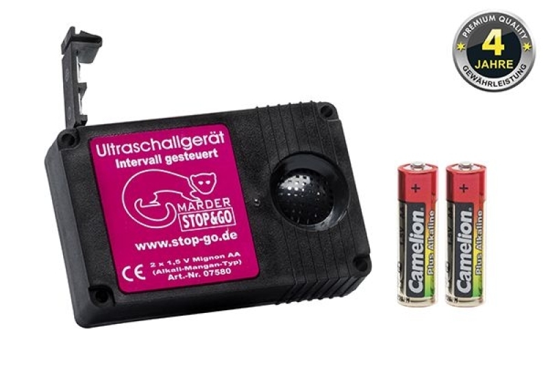 STOP&GO Marderschutz Batterie Ultraschallgerät 07580