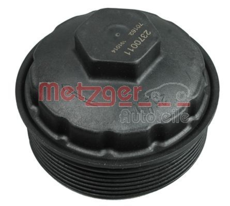 METZGER Cap, oil filter housing