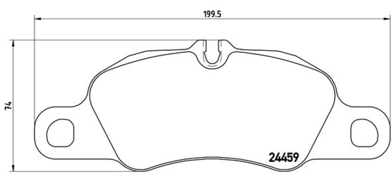 BREMBO Bremsbelagsatz, Scheibenbremse PRIME LINE