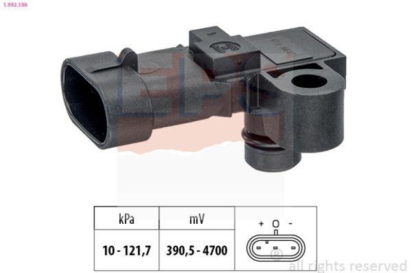 EPS Luftdrucksensor, Höhenanpassung Made in Italy - OE Equivalent