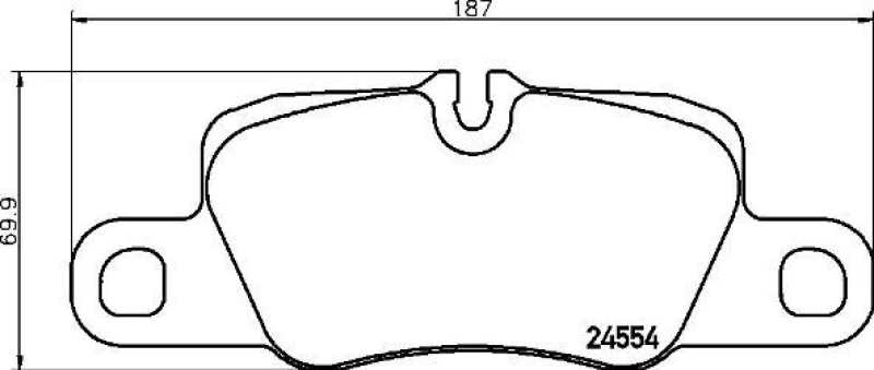 BREMBO Bremsbelagsatz, Scheibenbremse PRIME LINE