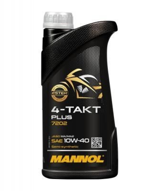 1L Mannol Motoröl Motorradöl 4-Takt Teilsynthetisch 10W-40