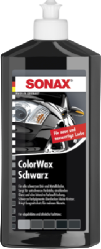 SONAX Konservierungswachs ColorWax schwarz