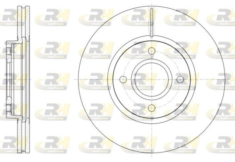 2x ROADHOUSE Bremsscheibe