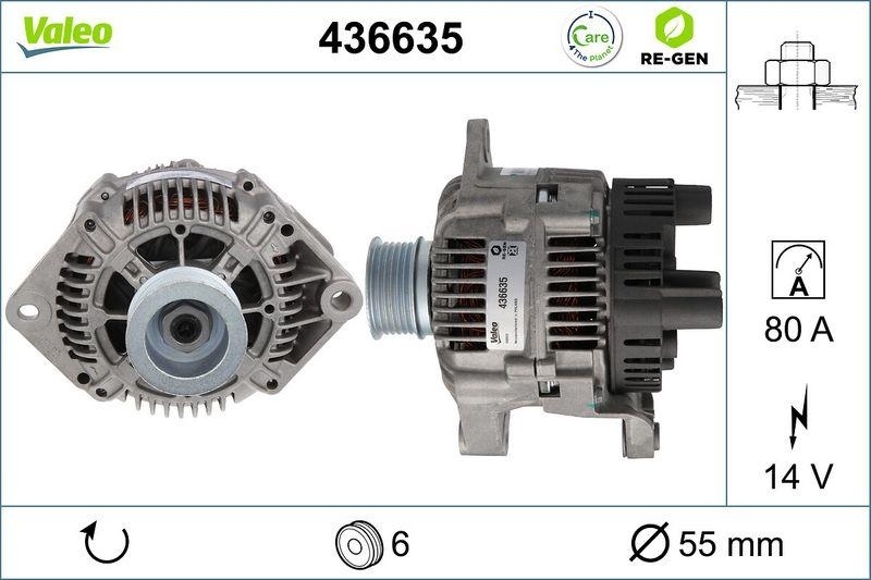 VALEO Alternator REMANUFACTURED PREMIUM