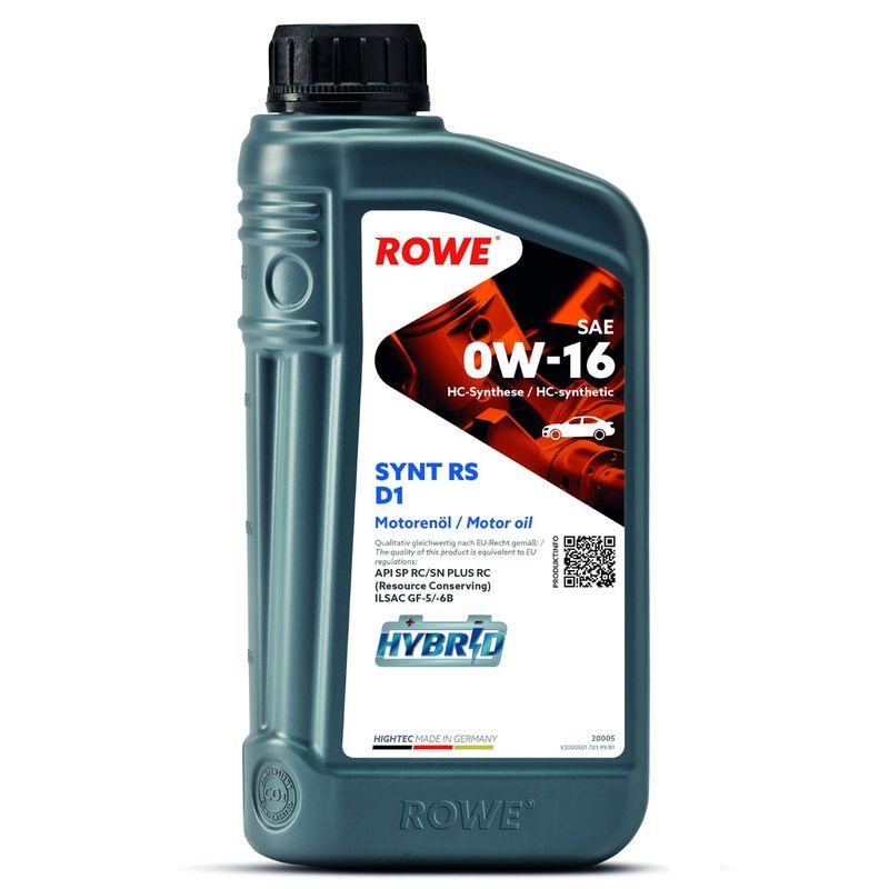 ROWE Motoröl HIGHTEC SYNT RS D1 SAE 0W-16 (20005)