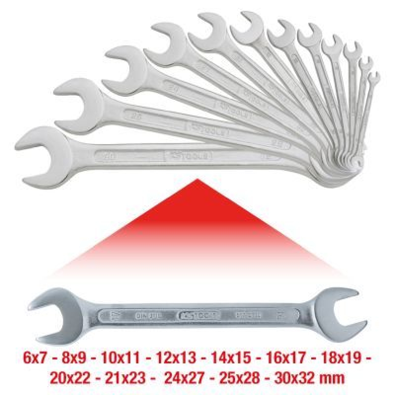 KS TOOLS Doppel-Gabelschlüsselsatz