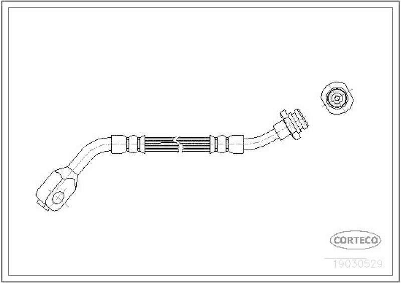 CORTECO Brake Hose