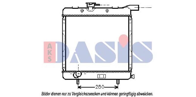 AKS DASIS Radiator, engine cooling