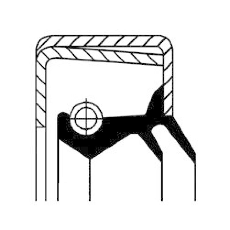 CORTECO Wellendichtring, Differential