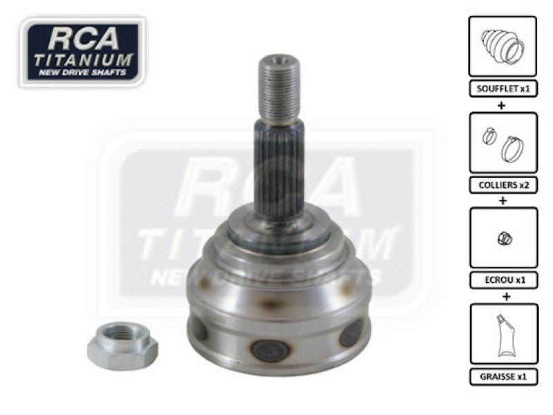 RCA FRANCE Joint Kit, drive shaft NEW CV JOINT