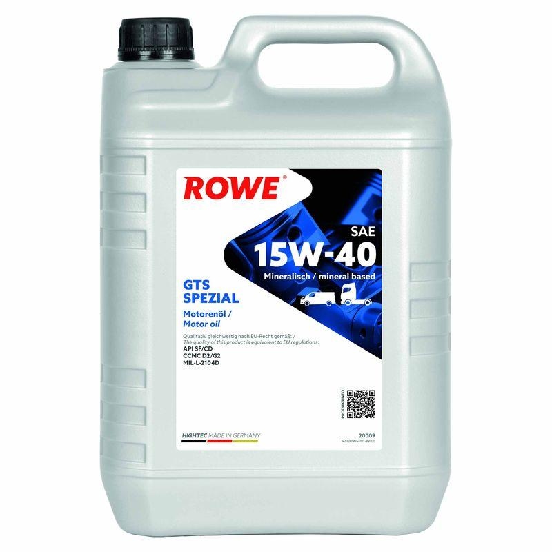 ROWE Motoröl 5L Liter HIGHTEC GTS SPEZIAL SAE 15W-40